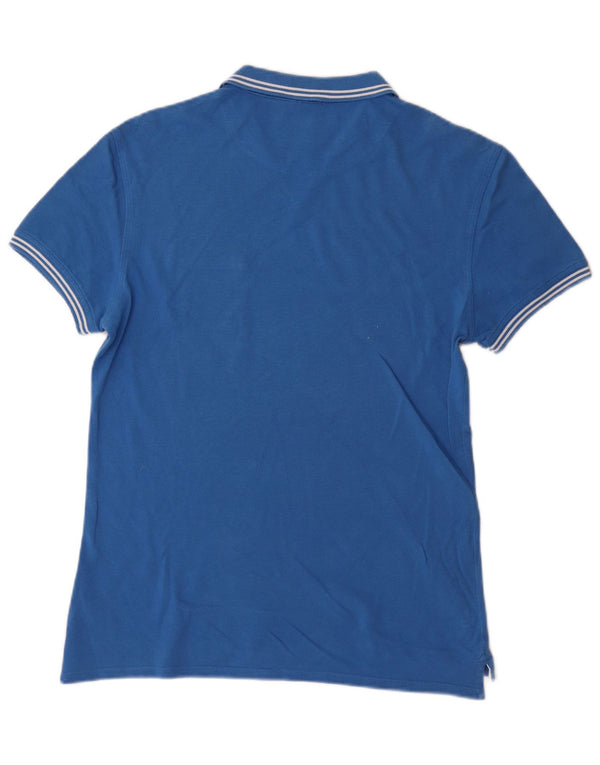 Armani Jeans Polo Slim Fit para hombre de algodón a rayas azules grandes