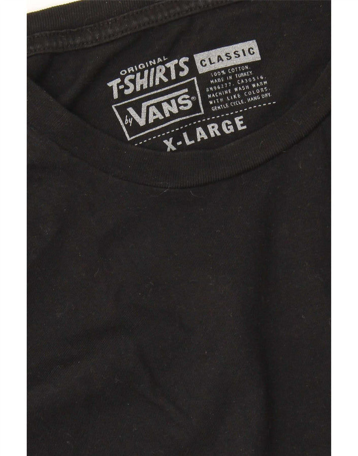 Vans Hombre Graphic Top Manga Larga XL Algodón Negro