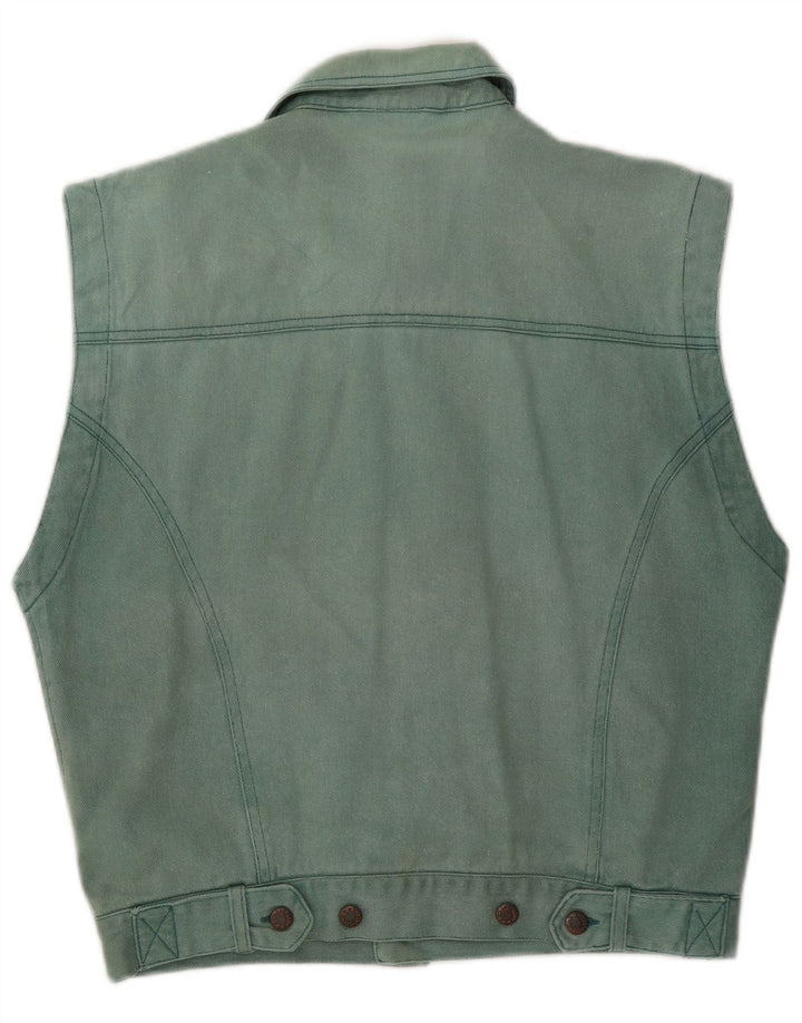 C&A Chaleco vaquero para hombre UK 36 Pequeño Algodón azul