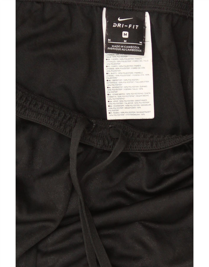 Pantalones cortos deportivos Nike Dri Fit para hombre Poliéster negro mediano