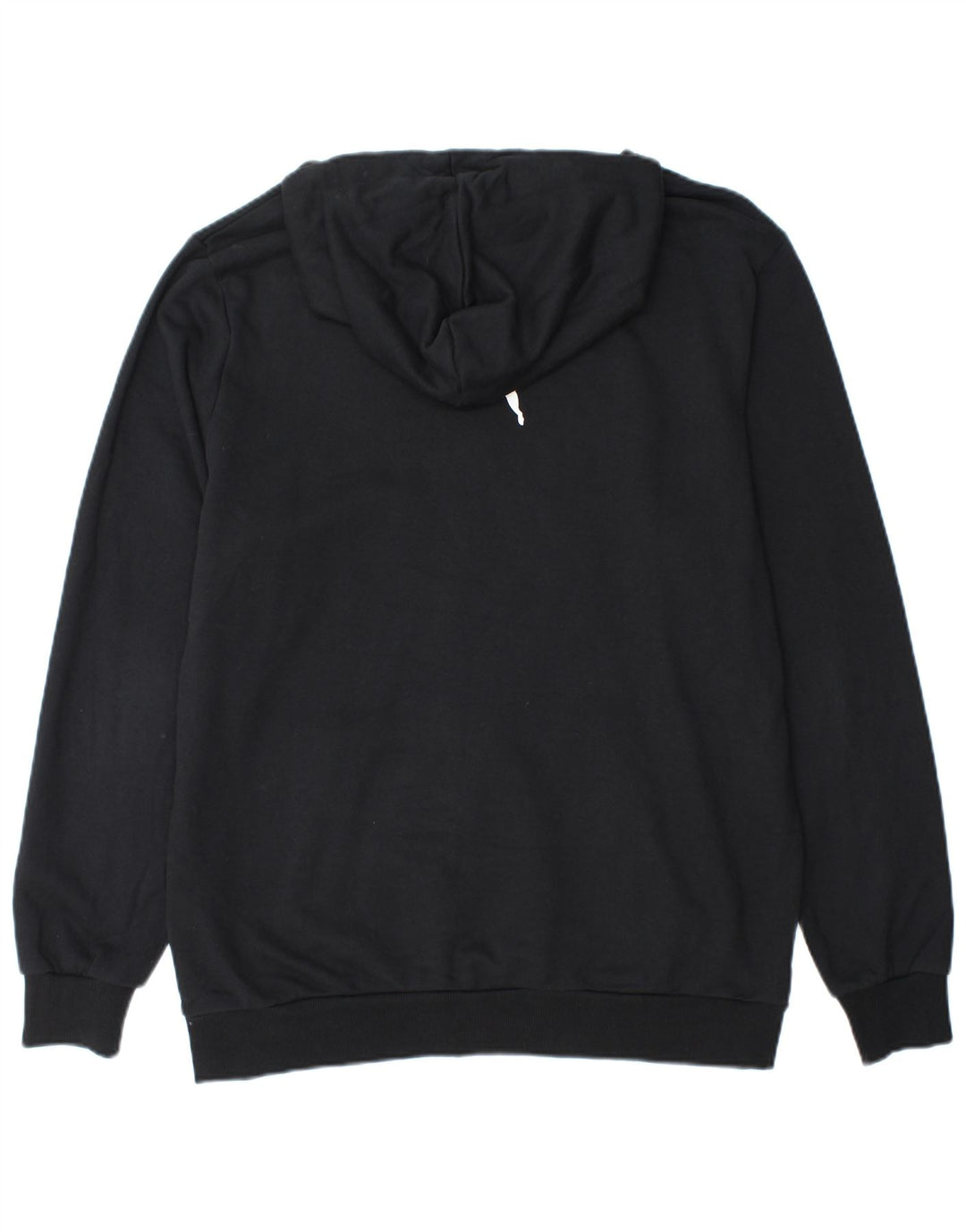 PUMA Sudadera con capucha gráfica para hombre, talla grande, color negro