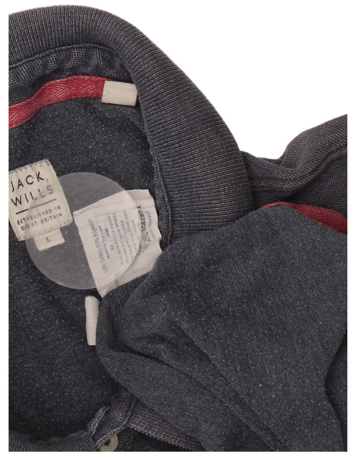 Polo Jack Wills para hombre de algodón azul grande