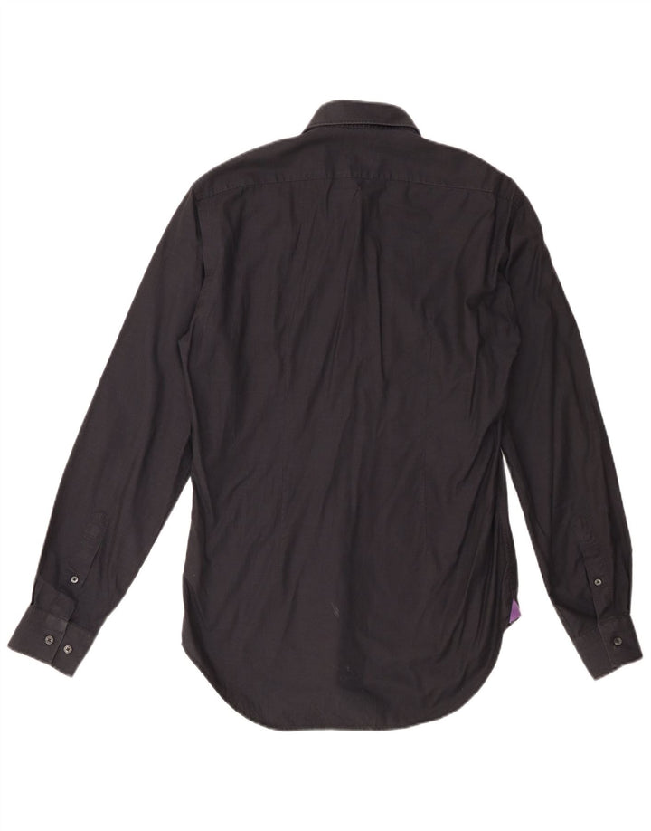 Zara Camisa a medida para hombre EU 38 Medium Azul marino
