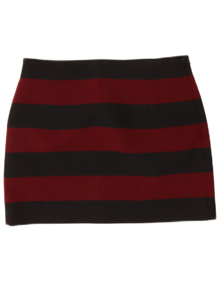 Zara Mujer Minifalda Grande W30 Rayas Negras