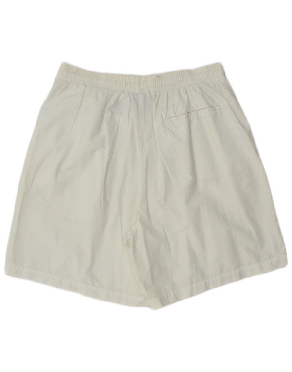 Nike Pantalones cortos deportivos para hombre UK 39/41 Medium Blanco Algodón Deportes