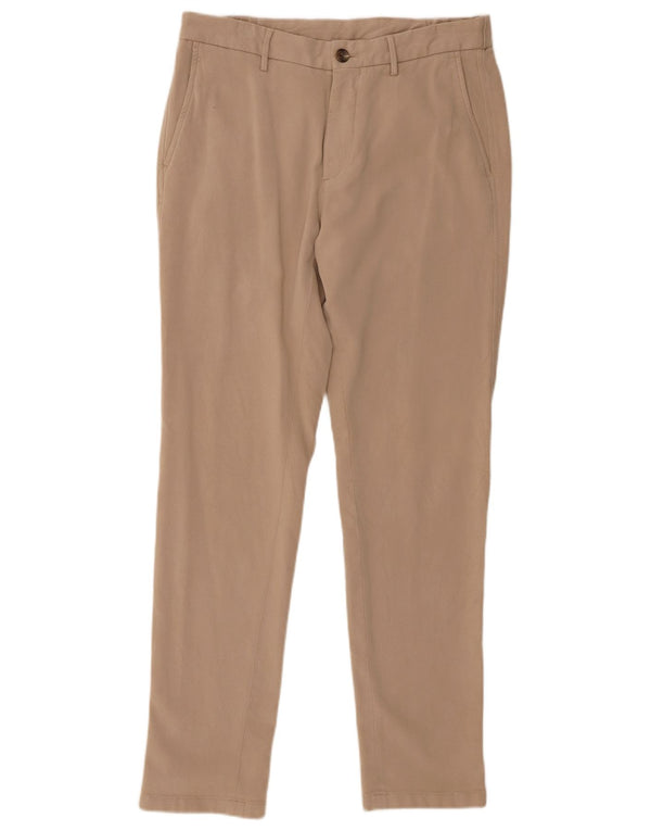Massimo Dutti Pantalón Chino Slim Hombre EU 40 Medium W31 L30 Beige