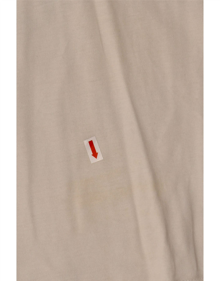 NIKE Camiseta gráfica para hombre UK 45/47 XL Blanco Algodón