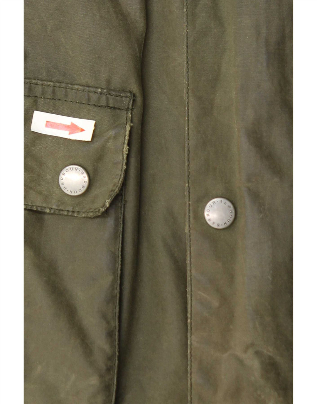 Barbour Chaqueta de algodón encerado para hombre Reino Unido 36 Algodón verde pequeño