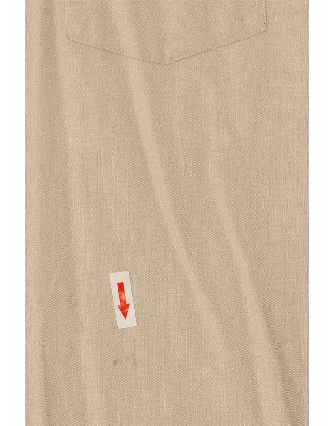Camisa Burberry Hombre XL Algodón Beige