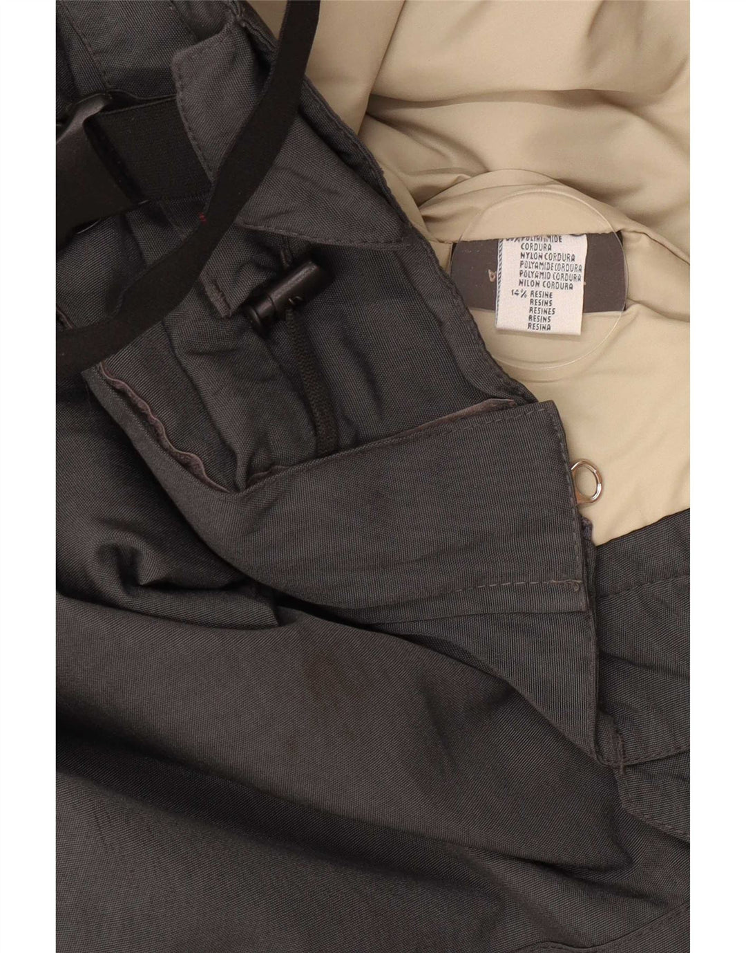Napapijri Pantalón de esquí con peto para hombre 2XL Gris Poliamida