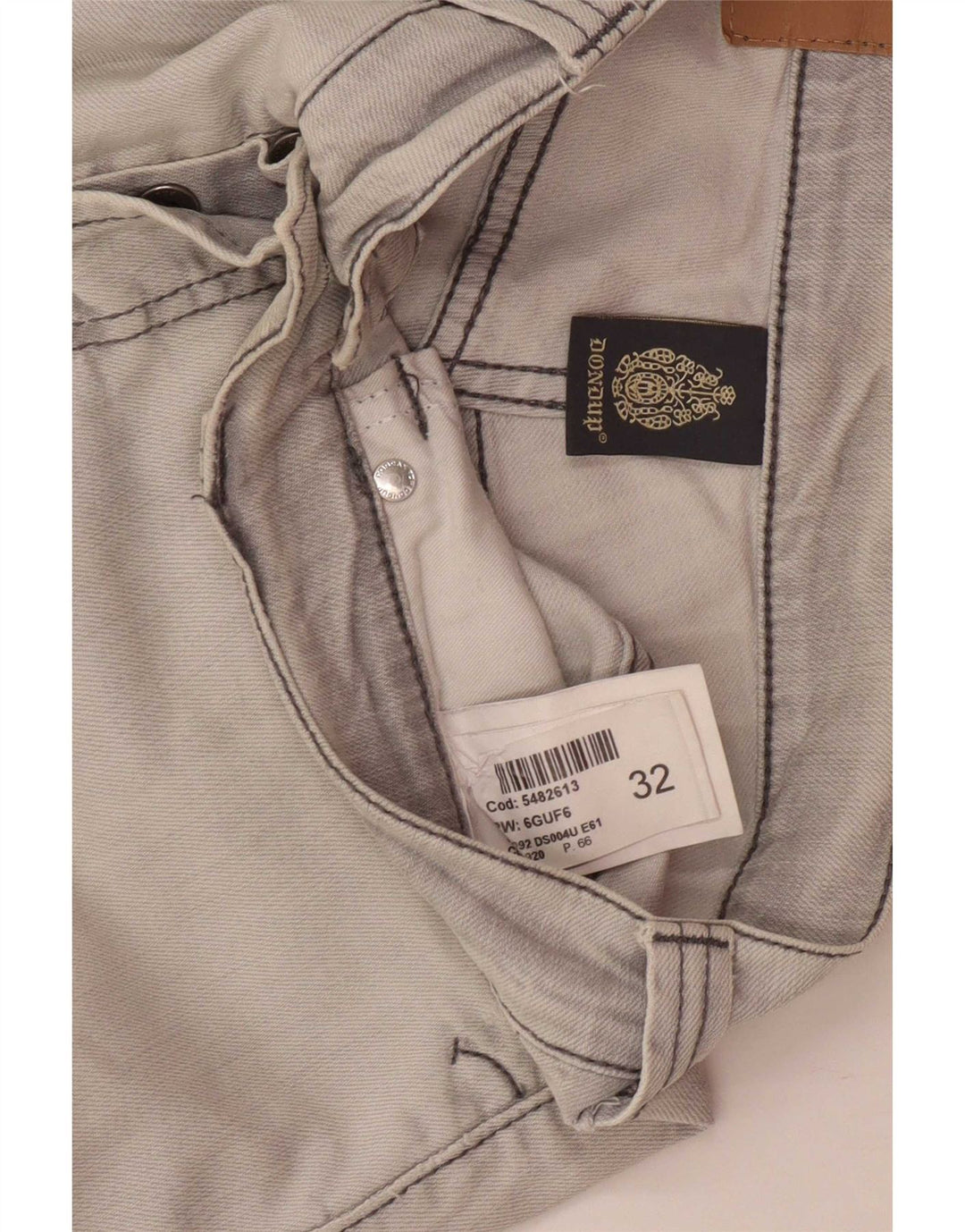 Vaqueros ajustados Dunlop para hombre W32 L29 Algodón gris