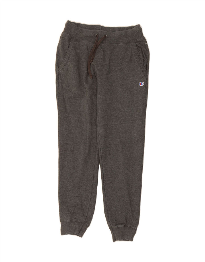CHAMPION Womens Tracksuit Trousers Joggers UK 12 Medium  Grey Polyester Vintage Champion and Second-Hand Champion from Messina Hembry 