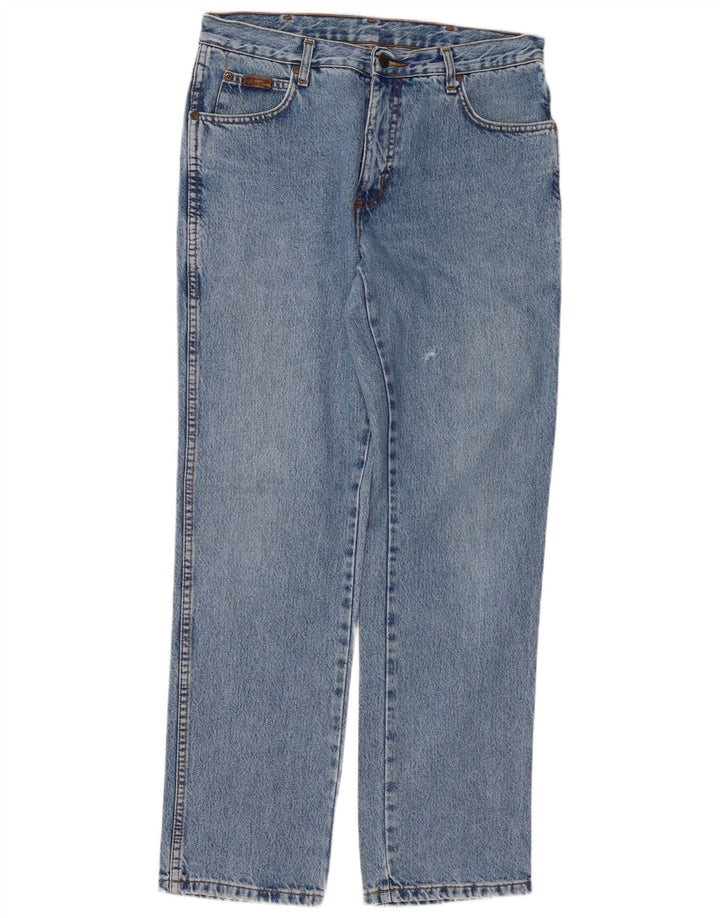 WRANGLER Vaqueros rectos Texas para hombre W33 L32 Algodón azul