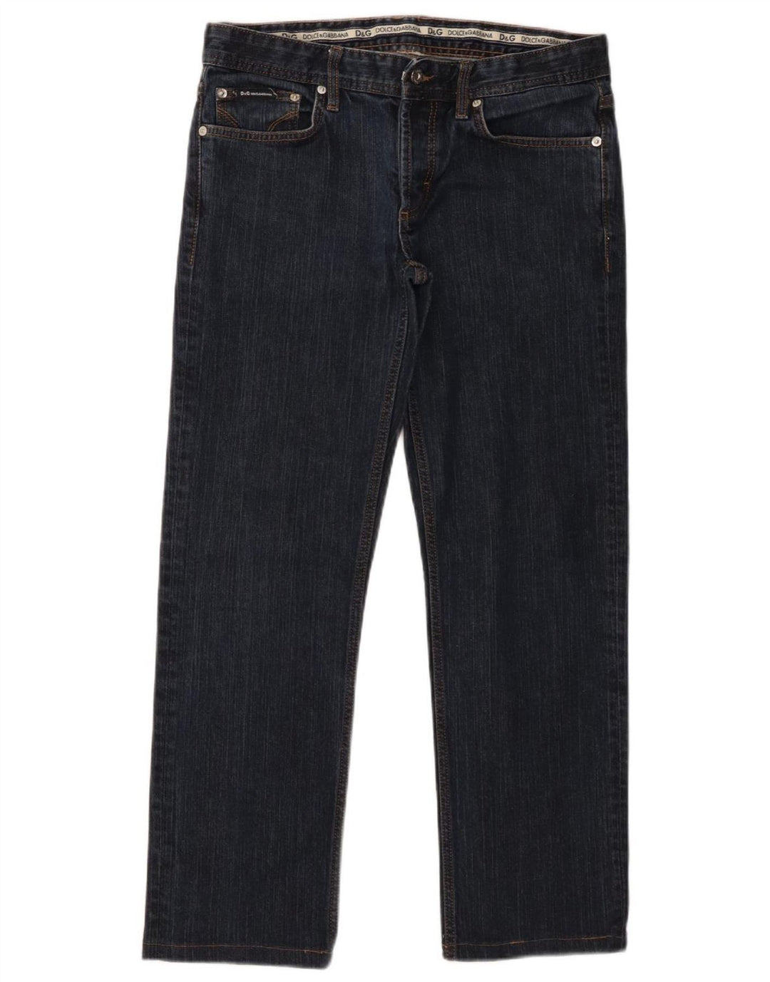 Dolce & Gabbana Vaqueros Rectos Hombre W33 L28 Azul Marino