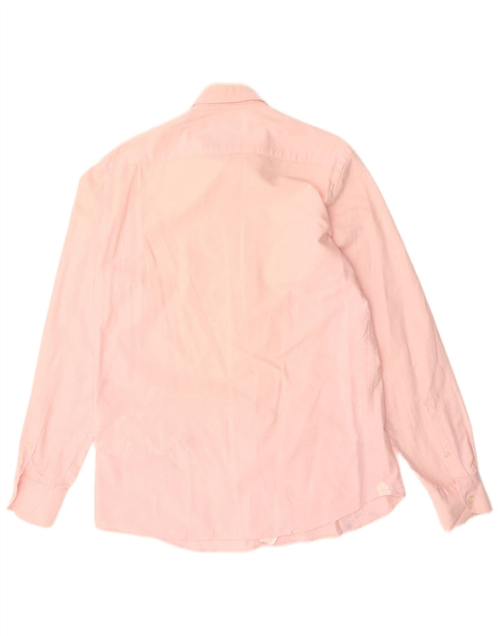 MASSIMO DUTTI Camisa Casual Fit Hombre Algodón Rosa Medio