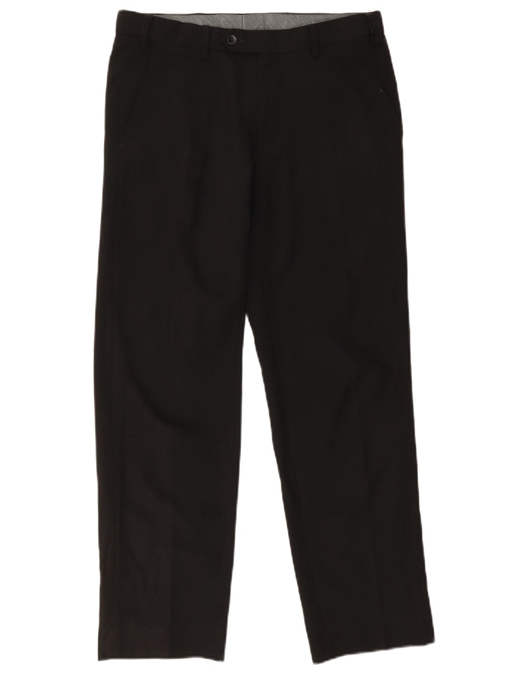 Marks & Spencer Pantalones chinos regulares para hombre W32 L29 Poliéster negro