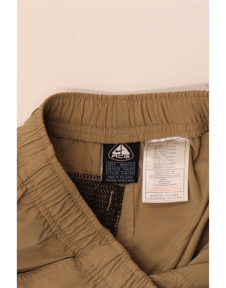 Nike Pantalones cortos cargo para hombre UK 36/38 Small W29 Beige Poliéster