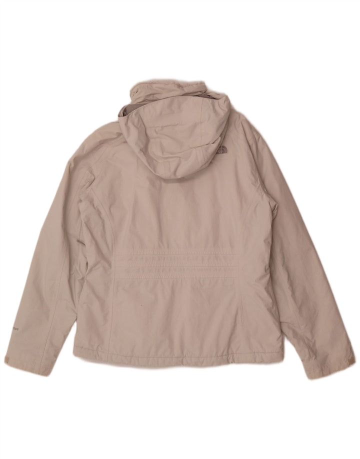 The North Face Chaqueta cortavientos con capucha para mujer UK 46 Poliéster gris grande