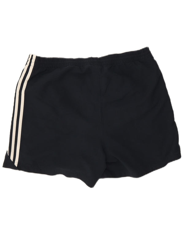 Adidas - Pantalones cortos deportivos para hombre, talla grande, poliéster negro