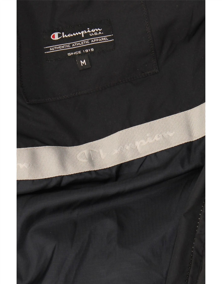 Champion Abrigo acolchado con capucha para hombre UK 38 Medium Black
