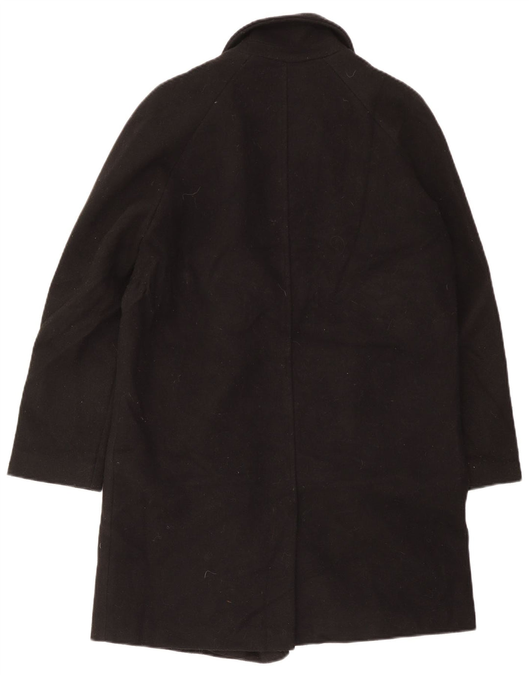 Topshop Abrigo extragrande con doble botonadura para mujer UK 10 Small Poliéster negro