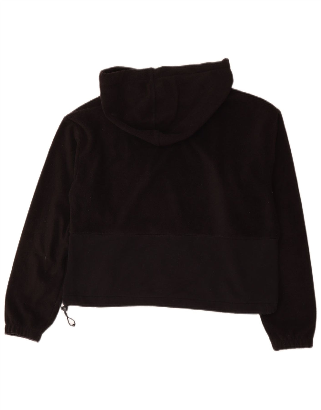 Champion Jersey de forro polar con capucha para mujer UK 44 Mediano Poliéster negro
