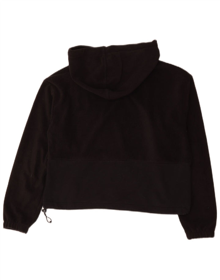 Champion Jersey de forro polar con capucha para mujer UK 44 Mediano Poliéster negro
