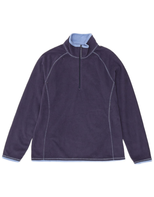 Jersey de forro polar con cuello y cremallera para mujer Mountain Warehouse UK 44 Grande Azul marino