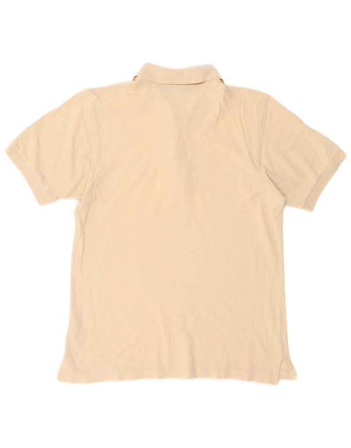 Polo Lotto Hombre Grande De Algodón Blanco Roto