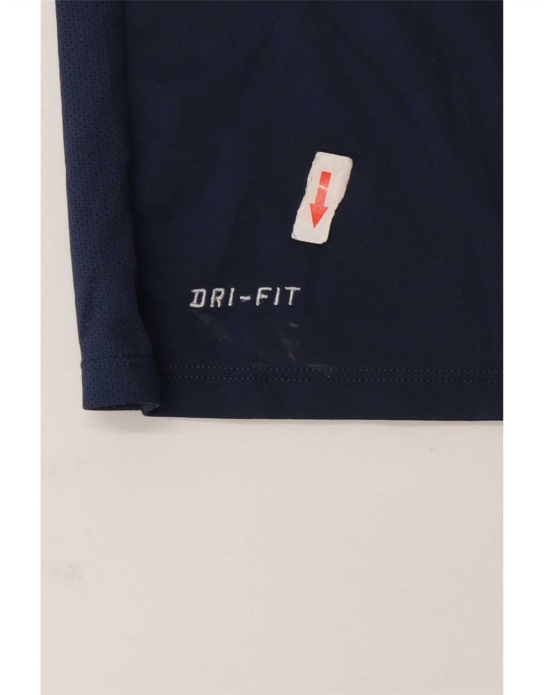 Camiseta Nike Dri Fit para hombre Top Small Azul marino Colorblock Poliéster