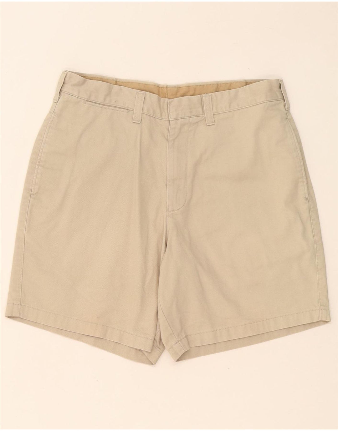 MARKS & SPENCER Pantalones cortos chinos para hombre W34 Algodón beige grande