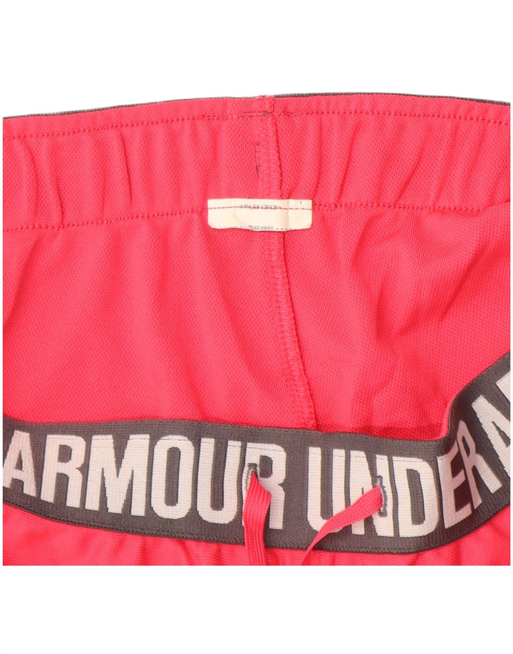 Under Armour Pantalones cortos deportivos gráficos para mujer UK 10 Small Pink