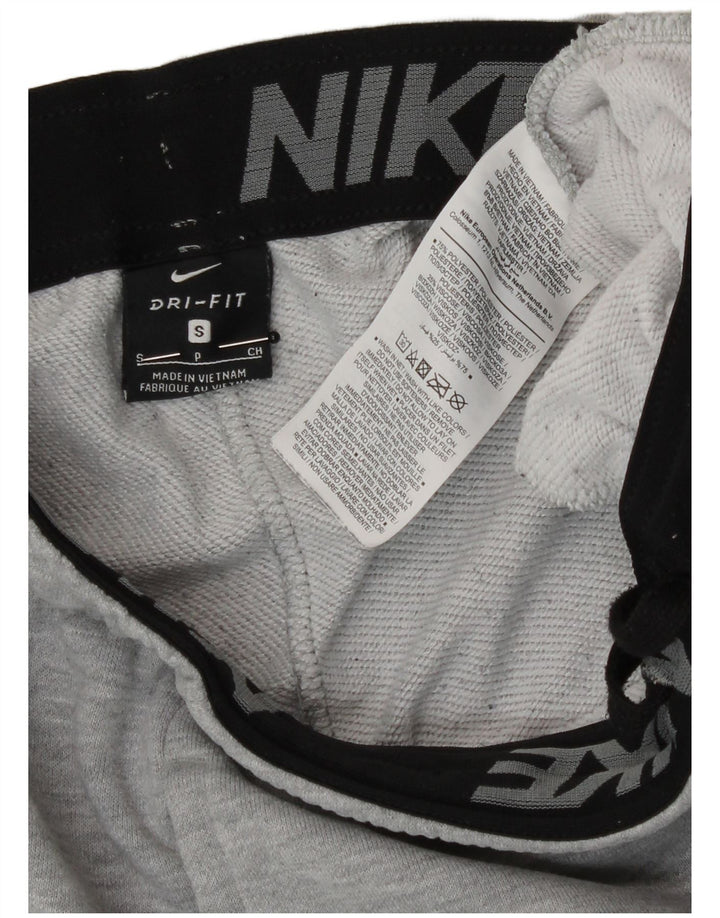 Nike Mujer Chándal Pantalones Joggers UK 10 Pequeño Gris Poliéster