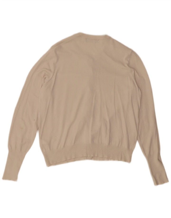 Marks & Spencer - Cárdigan para mujer, talla 40, talla mediana, viscosa blanca