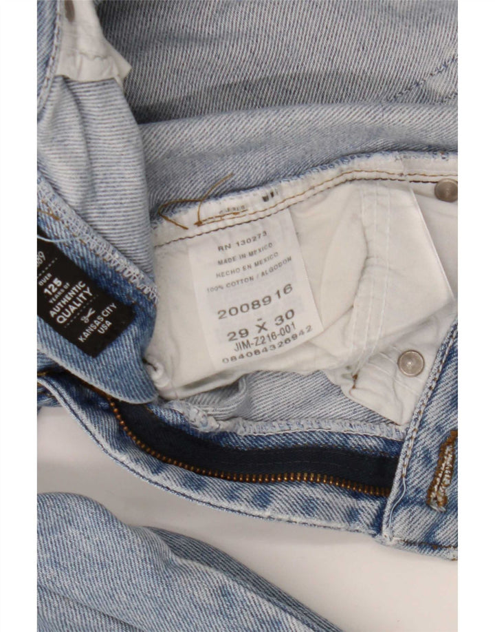 Vaqueros Lee De Corte Regular Recto Mujer W29 L30 Algodón Azul
