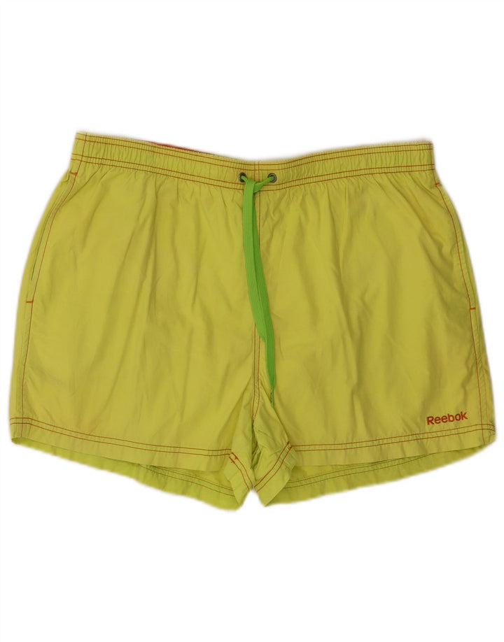 Bañador Reebok Hombre Large Amarillo Poliéster