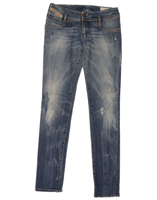 Diesel Mujer Matic Skinny Jeans W27 L34 Algodón Azul