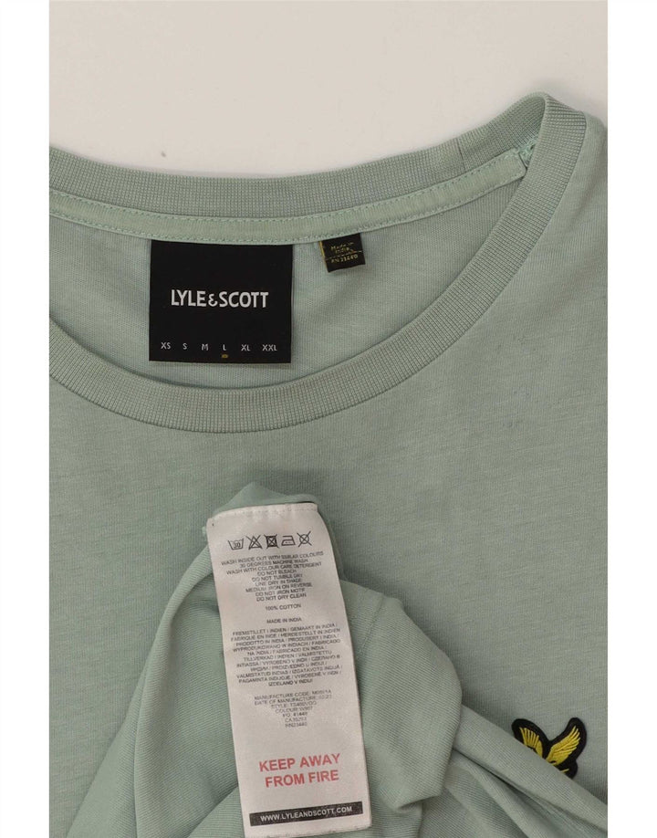 Lyle & Scott - Camiseta para hombre, talla grande, color verde, algodón