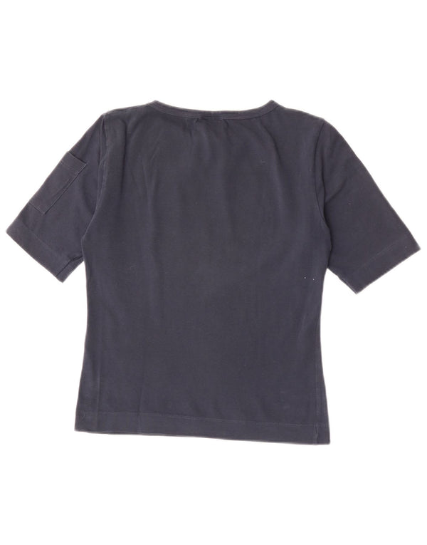 Lee - Camiseta corta con gráfico para mujer, talla 40, color azul marino