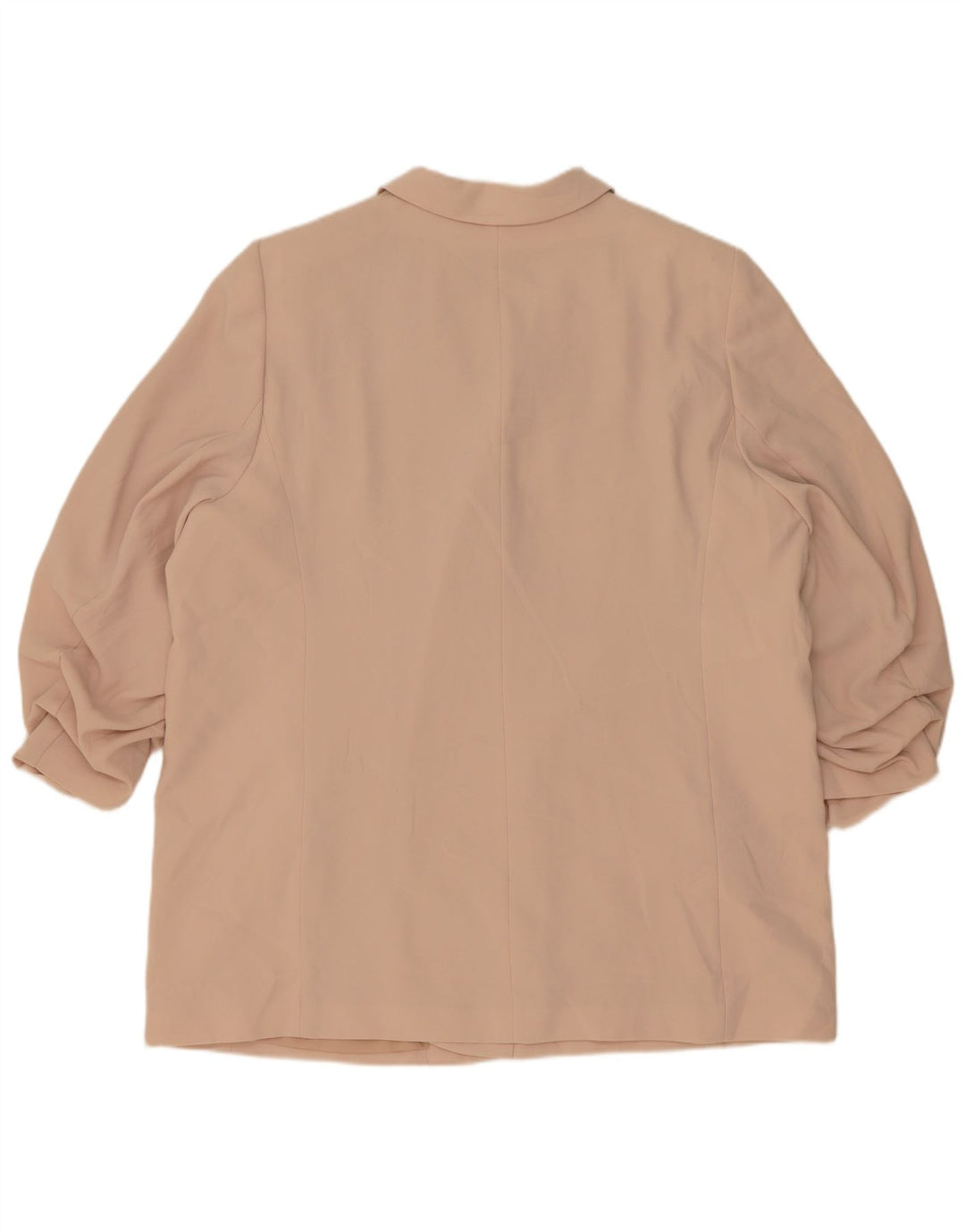 Marks & Spencer Chaqueta Americana Abierta de Manga 3/4 para Mujer UK 24 4XL Rosa