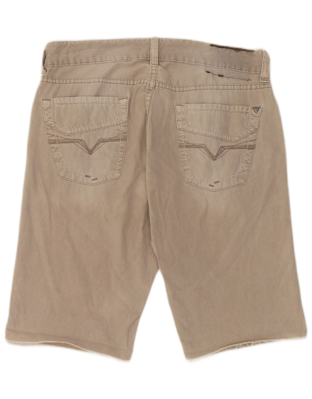 Guess Pantalones cortos casuales para hombre W33 grande gris