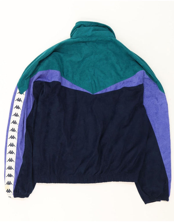 Kappa Hombre Chaqueta De Chándal Con Gráfico Grande Multicolor Colorblock