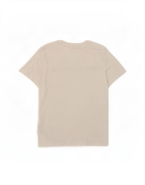 Calvin Klein Jeans Camiseta gráfica para hombre Top grande de algodón blanco