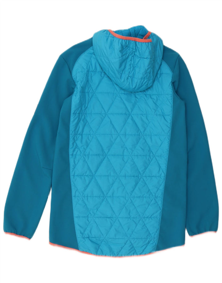 JACK WOLFSKIN Cazadora bomber con capucha para niño 13-14 años Azul Poliéster