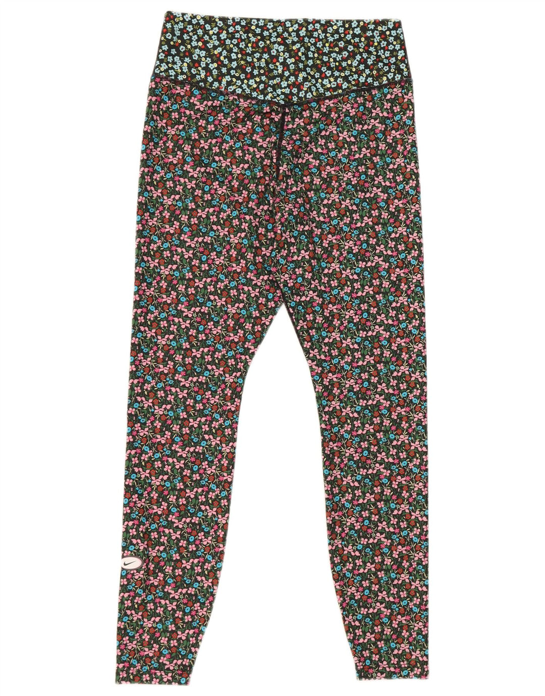 Nike Leggings Dri Fit para mujer UK 44 Mediano Poliéster floral multicolor