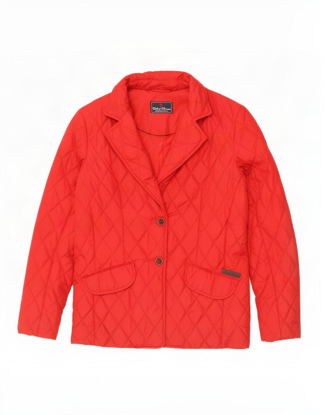 Chaqueta acolchada para mujer Conte of Florence IT 42 Poliamida roja mediana