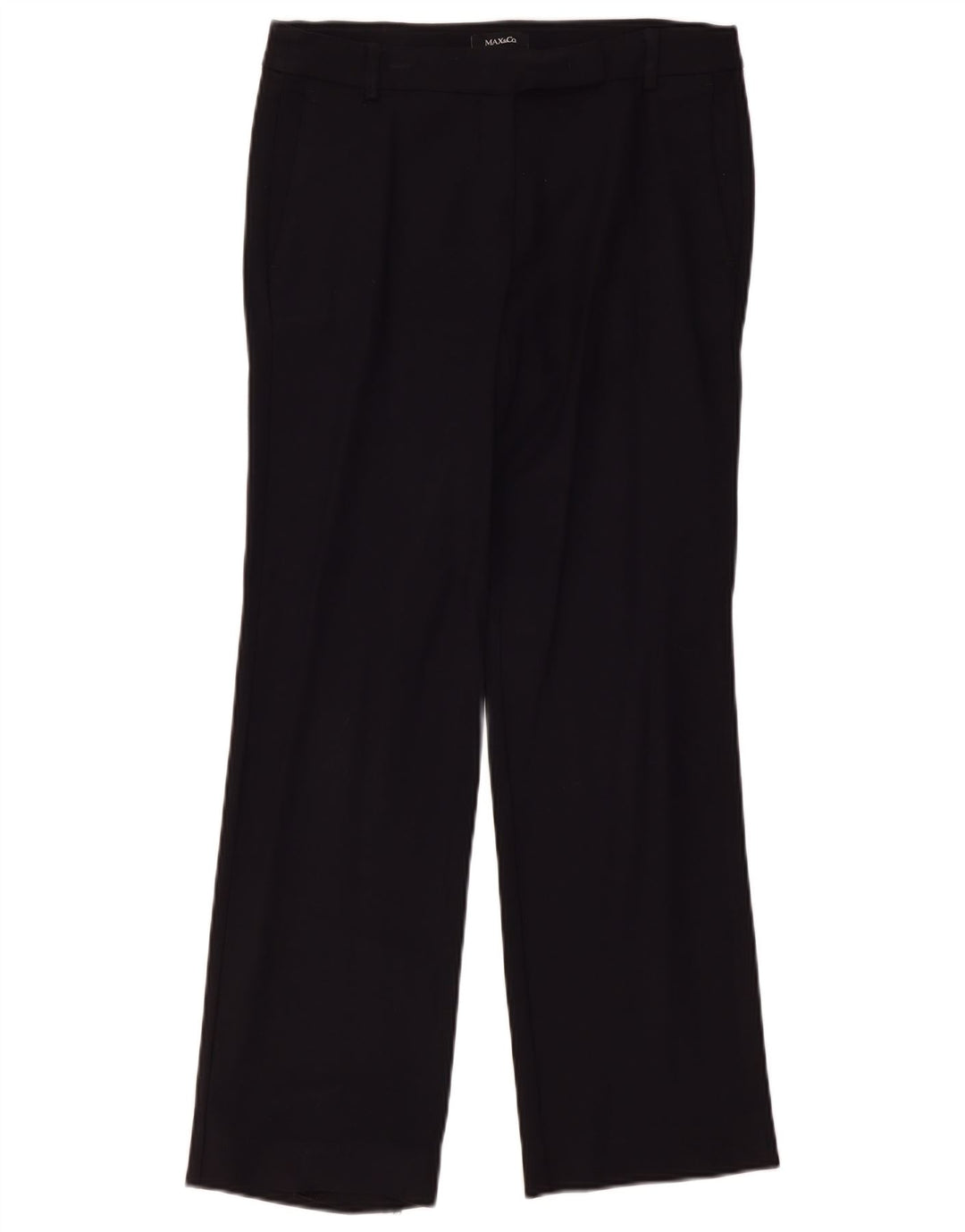 Max & Co. Pantalón de traje recto para mujer W32 L30 Azul marino