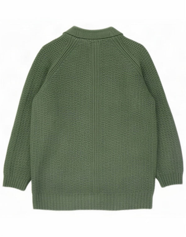 Cárdigan abierto para mujer Fat Face UK 8 Small Green Acrylic