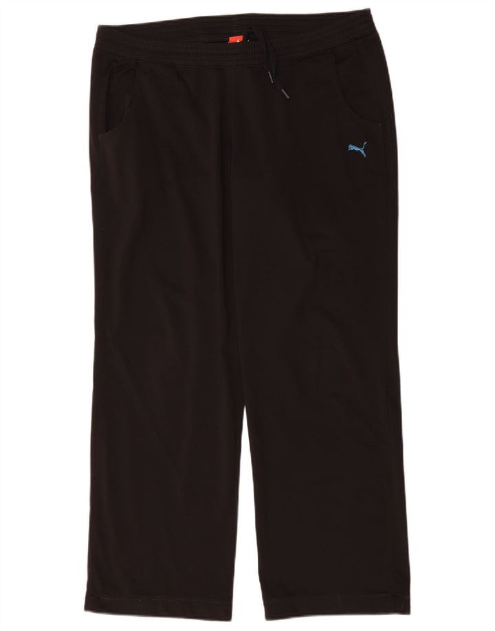 Puma Pantalones de chándal para mujer UK 46 Large Poliéster negro