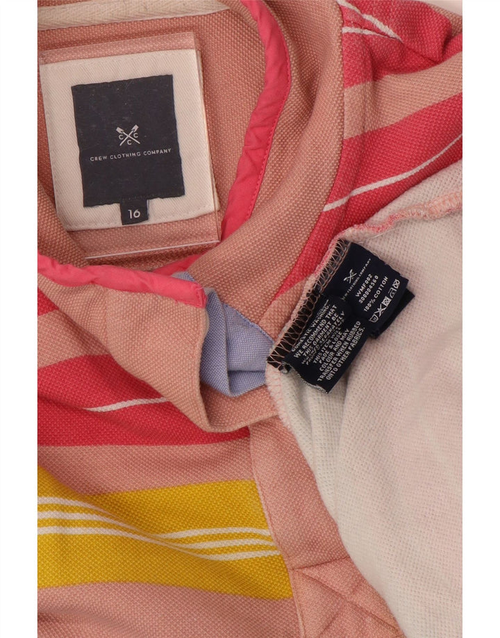 CREW CLOTHING Sudadera para mujer Jumper UK 40 Grande Multicolor Rayas